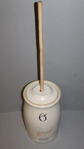 Antique Red Wing Stoneware 6 Gallon Butter Churn – Large Wing - Picture 1 of 11
