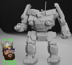 AWS-8Q Awesome Alternate Mech Model For Battletech 6mm-10mm-15mm - Bild 1 von 1