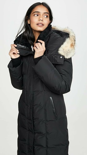 CANADA GOOSE Piumino Mackage Jada RARA PELLICCIA BIANCA DONNA XL