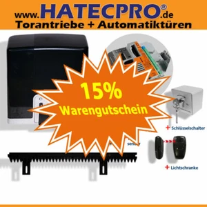HATECPRO® Schiebetor Antrieb 1,2t Tor Flügelgewicht Rolltor  Funksteuerung  - Picture 1 of 3