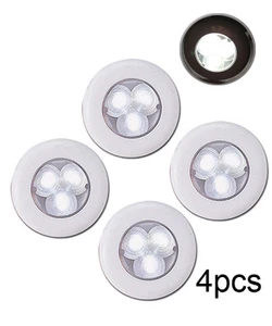 Pactrade Marine 4PCS Boat Trailer LED Cool White Round Ceiling Courtesy Light - Bild 1 von 5