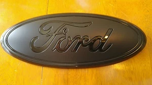 2004-2014 Ford F150 W/camera tailgate GLOSS/MATTE COMBO emblem. 7" - Picture 1 of 4
