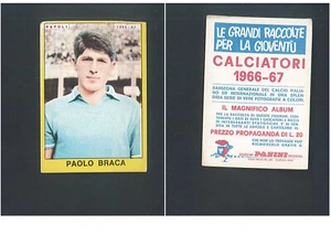 Figurina Calciatori Panini 1966-67 Paolo Braca (Napoli) Nuova da SET RARA ▓ - Imagen 1 de 1