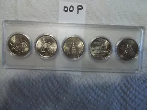 2000 P State Quarter Year Set 5 unzirkulierte Münzen im Etui! KOSTENLOSER VERSAND! - Bild 1 von 2