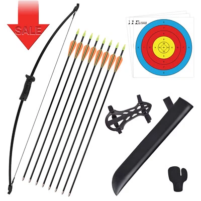 Archery Recurve Bow and Arrow Youthbow Set - Beginner Bows for Outdoor Hunting - Image 1 of 4