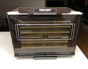 VINTAGE RIVAL Crock Oven Slow Cooker Dehydrator Vintage Model 3750 Rare - Picture 1 of 18