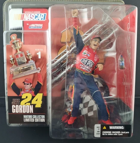 Jeff Gordon #24 DuPont w/Glasses 2003 McFarlane Action Figure Series 1 Hobby Cover