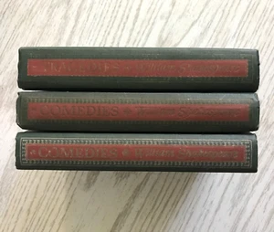 3 Volumes of The Comedies and Tragedies of Shakespeare Vol. 1 & 2 / 1944 - Imagen 1 de 9