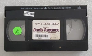 VHS Deadly Vengeance 1981 Rental Horror Revenge Grace Jones Rated R No Cover  - Picture 1 of 4