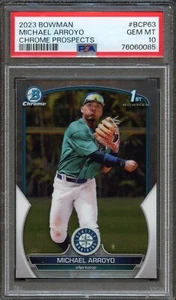 BB - 2023 Bowman Chrome - #BCP-63 - Michael Arroyo - PSA 10 - Picture 1 of 2