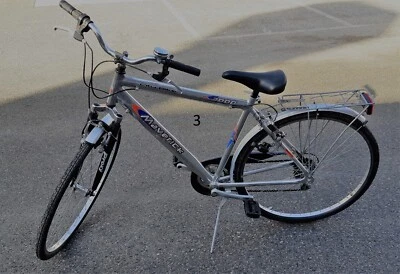 [03] BICICLETTA MAVERICK 3000 ANNI 90' , COLORE GRIGIO,  CAMBIO 21 RAPPORTI - Immagine 1 di 4