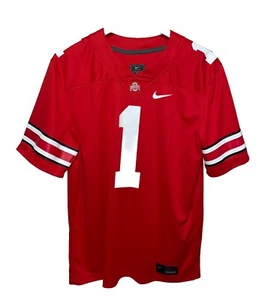 Nike Team Ohio State Buckeyes rot Fußball Trikot #1 Dri Fit Herren Large NCAA - Bild 1 von 9