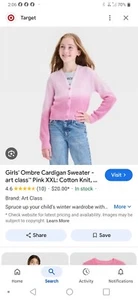 Art Class Girls Pink Sweater Size,8NWT - Picture 1 of 1