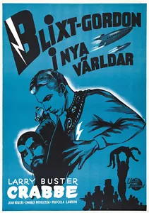 Flash Gordons Reise zum Mars (1938) Buster Crabbe Serie Film Poster Druck 2 - Bild 1 von 1
