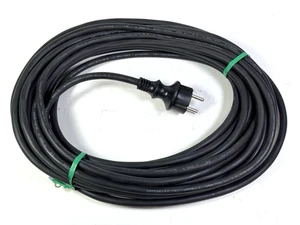 KEMA-KEUR EU EUROPE PLUG AC POWER CORD 40' HEAVY DUTY CABLE 450/750V H07RN-F - Picture 1 of 4