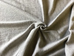 100% cashmere fabric LIGHT GREY remnant - Picture 1 of 3