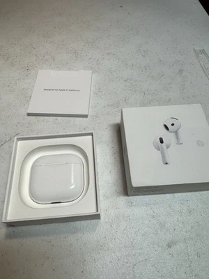Apple AirPods 4th Generation ANC Active Noise Cancelling In-Ear Earphones A222 - Image 1 of 4