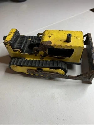 Bulldozer de juguete Tonka de colección construcción tractor orugas vehículo años 70 Foto 1 de 4