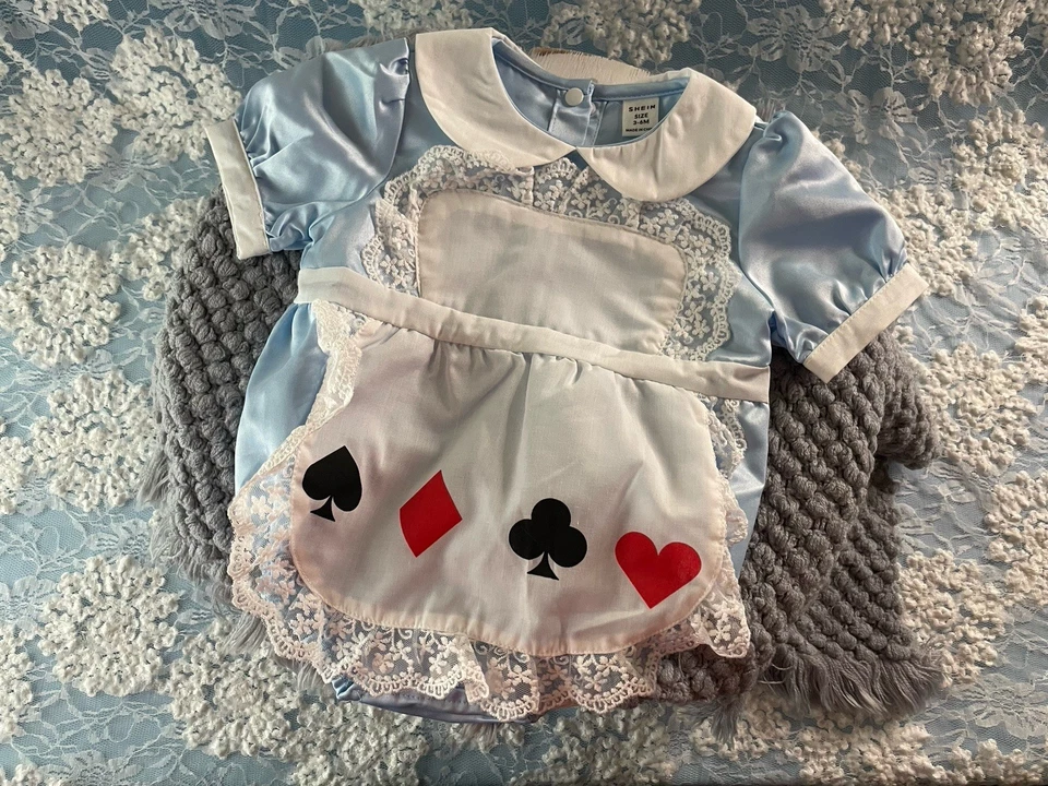 Roupa de recém-nascido com Alice no País das Maravilhas Photo Prop / Halloween - Imagem 1 de 4