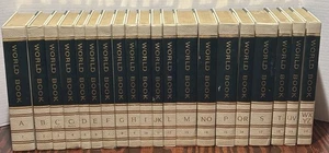 1971 World Book Encyclopedia Complete Set Of 20 A-Z - Picture 1 of 8