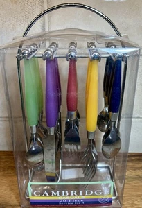 Cambridge Carnival Besteck 20 teiliges Set mit Ständer und Paket - Bild 1 von 6