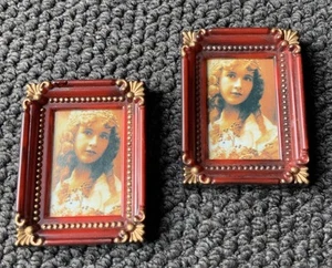 PAIR OF FABULOUS SMALL ORNATE WALL HANGING PICTURE/PHOTO FRAMES - Picture 1 of 8