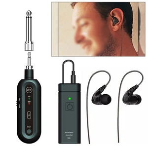 Syst��me de surveillance intra-auriculaire sans fil UHF rechargeable id��al pour - Zdjęcie 1 z 12