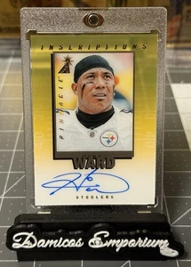 2023 Panini Pinnacle Inscriptions Hines Ward On-Card Auto Pittsburgh Steelers - Bild 1 von 2