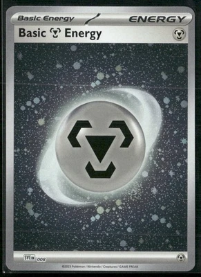 SV01: Scarlet & Violet Base Set #008 Basic Metal Energy (Cosmos Holo) - Image 1 of 2