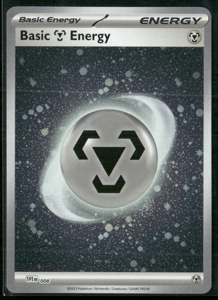 SV01: Scarlet & Violet Base Set #008 Basic Metal Energy (Cosmos Holo) - Image 1 of 2