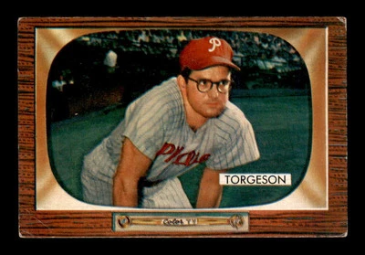 Bowman #210 Earl Torgeson 1955 en muy buen estado/VGEX X3345898 Foto 1 de 3