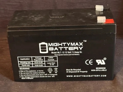 BATERÍA SLA Mighty Max ML 7-12 12 VOLTIOS 7,2 AH Foto 1 de 4