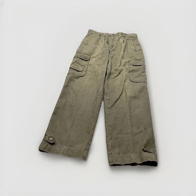 Bugle Boy Vintage Wetlands Cargo Parachute Baggy Safari 90s 80s Pleated 33x30 - Image 1 of 4