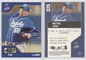 2002 Upper Deck 40 Man Nate Field #325 Rookie RC - Picture 1 of 4