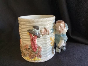 1990 Fitz & Floyd Pilgrim’s Progress Thanksgiving Percival Tasse - Bild 1 von 3