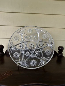 Anchor Hocking Early American Prescut Glass Serving Platter 11” EAPC - Picture 1 of 1