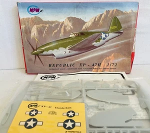 Vintage MPM 1/72 Republic XP - 47H “Thunderbolt” Airplane Model Kit - New - Bild 1 von 6