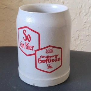 Vintage German Beer Mug Stein Stuttgarter Hofbrau .5L Masskrug F. Stober - Picture 1 of 3
