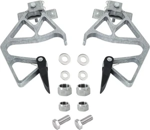 Aluminum Extension Ladder Locks for Werner 28-11 Rung Lock Kit Silver - Picture 1 of 6