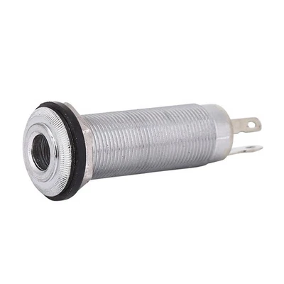 Threaded Cylinder Guitar Jack Plug Socket Noise Reduction For Electric Guitar/Ba - Image 1 of 4