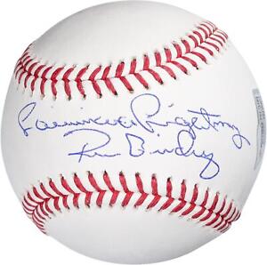 Ron Guidry Yankees Signed Baseball w/Louisiana Lightning Insc