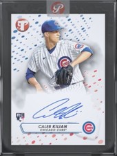 2023 Topps Pristine Caleb Kilian Blue Encased Auto RC Topps Bunt Digital Card