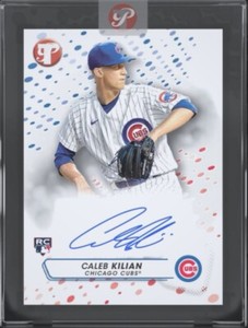 2023 Topps Pristine Caleb Kilian Blue Encased Auto RC Topps Bunt Digital Card