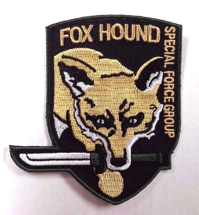 Metal Gear FOX HOUND Special Forces Logo 3.5" TAN Patch (MGPA-01-T)