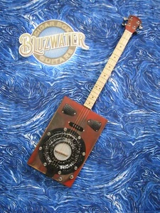BLUZWATER FIRESTORM RELIC CIGAR BOX GUITAR #333 - Picture 1 of 5
