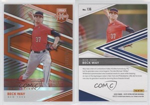 2020 Panini Elite Extra Edition Aspirations Orange /149 Beck Way #136