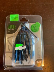 Juicee CASTING JIG 3/8oz. BLACK & BLUE 5/0 Googan Squad Catch Co. - Picture 1 of 2
