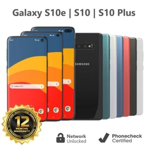 Samsung Galaxy S10 | S10 Plus | S10e - 128GB | 512GB - (Unlocked) - Good - Afbeelding 1 van 4