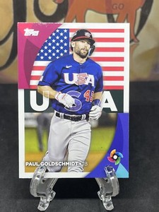 2023 Topps Series 2 Paul Goldschmidt #WBC-2 World Baseball Classic Stars USA
