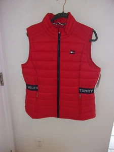 CHALECO PARA MUJER TOMMY HILFIGER SPORT TALLA XL ROJO Y AZUL MARINO ACOLCHADO CREMALLERA COMPLETA - Imagen 1 de 2
